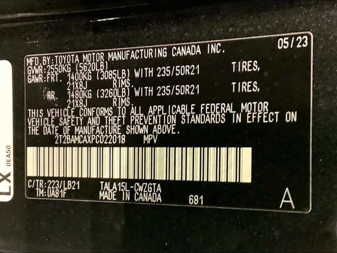 Certified 2023 Lexus RX 350 Premium Plus image 36