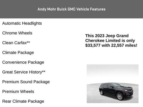 Used 2023 Jeep Grand Cherokee Limited AWD/4WD image 8