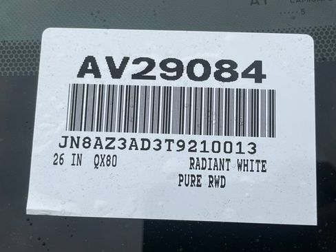 Certified 2026 INFINITI QX80 Pure w/ Cargo Package RWD image 33