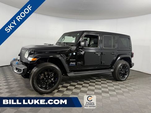 Used 2023 Jeep Wrangler Unlimited Sahara w/ Safety Group AWD/4WD image 1