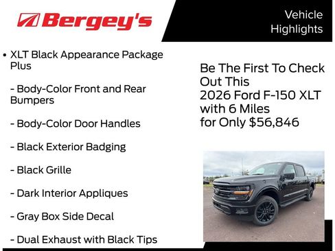 New 2026 Ford F150 XLT w/ Equipment Group 302A MID AWD/4WD image 5