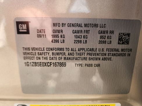 Used 2012 Chevrolet Malibu LS w/ LS Uplevel Package image 28