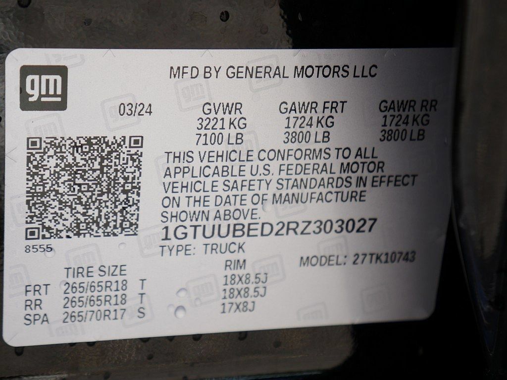 Used 2024 GMC Sierra 1500 SLE w/ X31 Off-Road Package AWD/4WD image 69