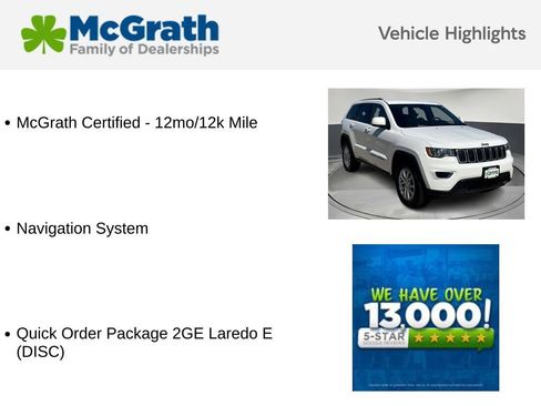 Used 2022 Jeep Grand Cherokee Laredo E AWD/4WD image 6