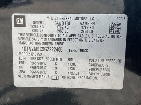 Used 2016 GMC Sierra 1500 SLE w/ Suspension Package, Off-Road AWD/4WD image 29