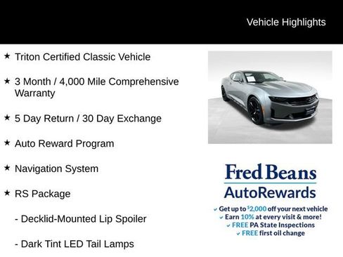 Used 2024 Chevrolet Camaro LT w/ RS Package RWD image 5