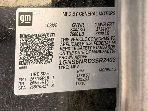 Used 2025 Chevrolet Tahoe LT AWD/4WD image 24