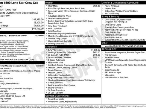 Used 2020 RAM 1500 Lone Star RWD image 6