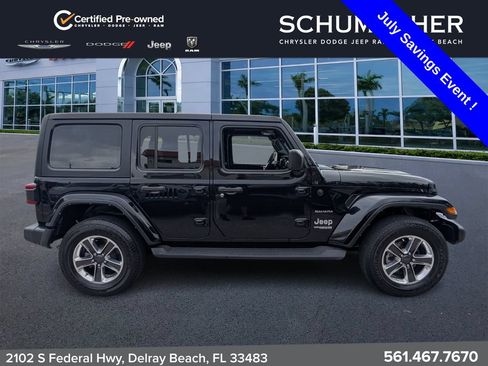 Used 2022 Jeep Wrangler Unlimited Sahara w/ Safety Group AWD/4WD image 8