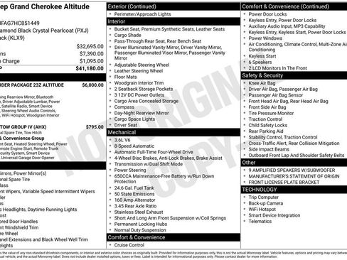 Used 2017 Jeep Grand Cherokee Altitude AWD/4WD image 7