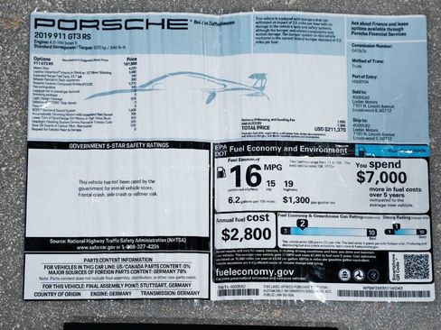 Used 2019 Porsche 911 GT3 RS image 29