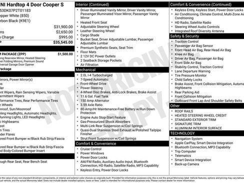 Used 2023 MINI Cooper S w/ Premium Package FWD image 45