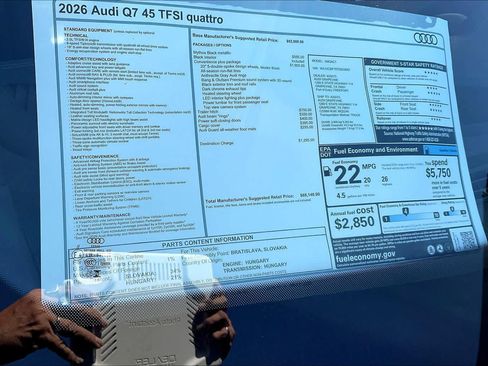 New 2026 Audi Q7 2.0T Premium image 17