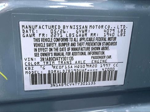 New 2026 Nissan Sentra SV w/ SV Convenience Package FWD image 18