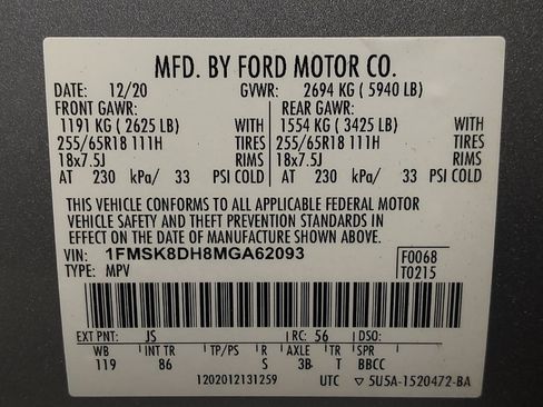Used 2021 Ford Explorer XLT AWD/4WD image 33
