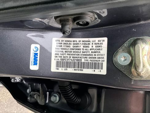 Used 2020 Honda Civic EX-L image 34