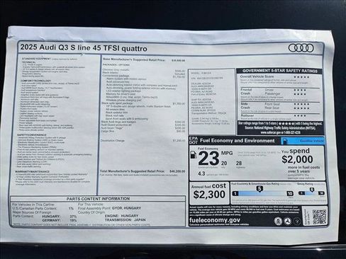 New 2025 Audi Q3 2.0T Premium AWD/4WD image 17