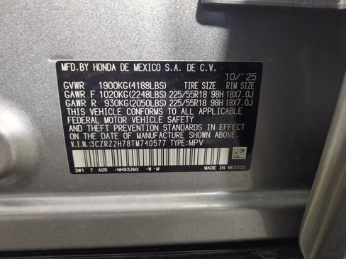 New 2026 Honda HR-V EX-L image 29