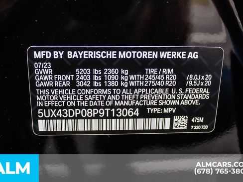 Used 2023 BMW X3 sDrive30i w/ M Sport Package RWD image 43