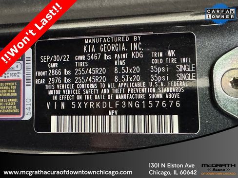 Used 2022 Kia Sorento SX image 11