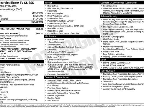 New 2026 Chevrolet Blazer EV SS w/ Performance Package AWD/4WD image 4