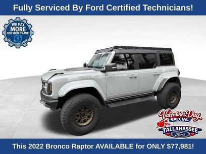 Certified 2022 Ford Bronco Raptor