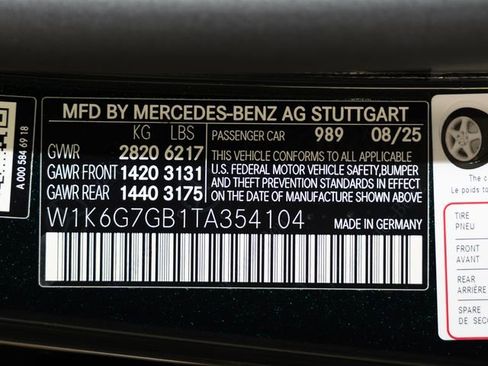 New 2026 Mercedes-Benz S 580 4MATIC Sedan image 23