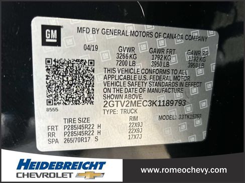 Used 2019 GMC Sierra 1500 SLE w/ SLE Value Package AWD/4WD image 8