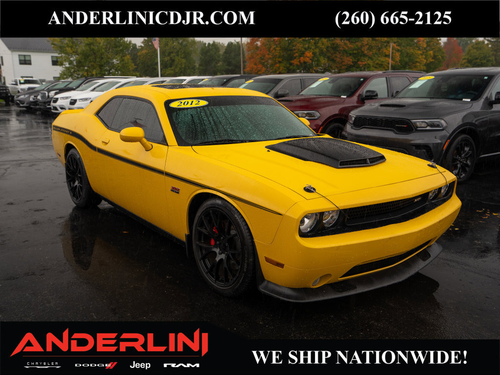 Used 2012 Dodge Challenger SRT8 Yellow Jacket w/ Premium Sound Group RWD image 1