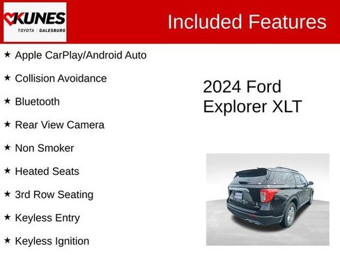 Used 2024 Ford Explorer XLT w/ Equipment Group 202A AWD/4WD image 2