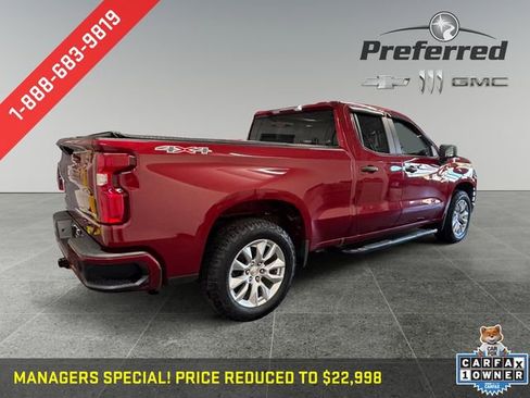 Used 2019 Chevrolet Silverado 1500 Custom w/ Custom Value Package AWD/4WD image 20