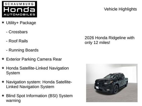 New 2026 Honda Ridgeline Black Edition image 7