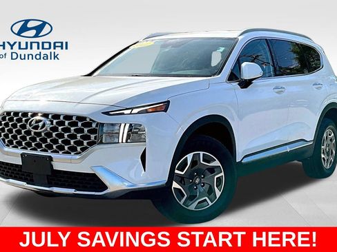 Used 2022 Hyundai Santa Fe Blue w/ Cargo Package AWD/4WD image 1