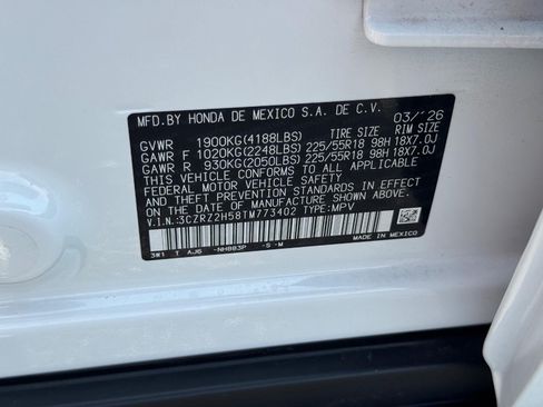Certified 2026 Honda HR-V Sport image 26