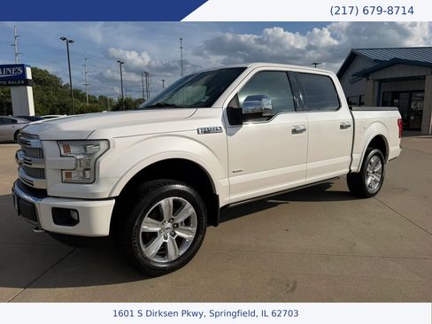 Used 2015 Ford F150 Platinum w/ Trailer Tow Package AWD/4WD image 1