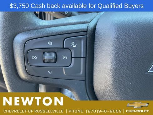 New 2026 Chevrolet Silverado 1500 Custom w/ Turbomax Blackout Package AWD/4WD image 12