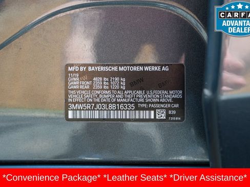 Used 2020 BMW 330i xDrive Sedan w/ Convenience Package AWD/4WD image 34