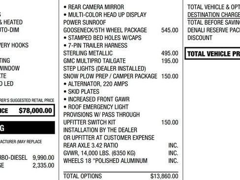 Certified 2025 GMC Sierra 3500 Denali w/ Denali Reserve Package AWD/4WD image 2