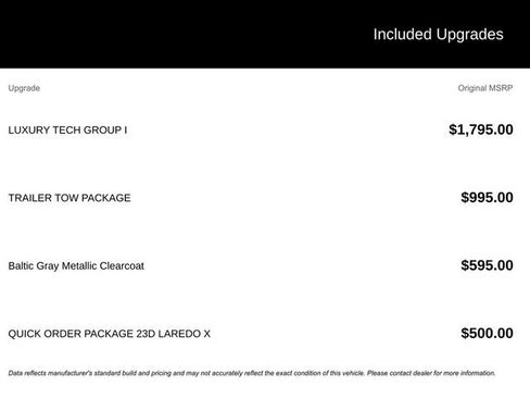 New 2025 Jeep Grand Cherokee L Laredo w/ Luxury Tech Group I image 3