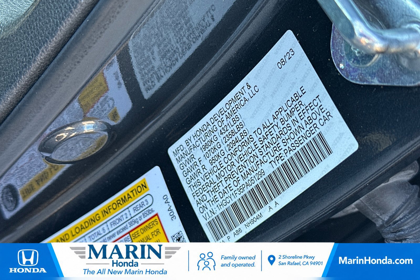 Certified 2023 Honda Accord EX image 36