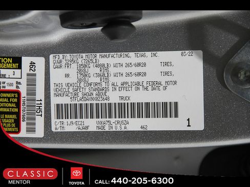 Used 2022 Toyota Tundra SR5 w/ TRD Sport Premium Package AWD/4WD image 24