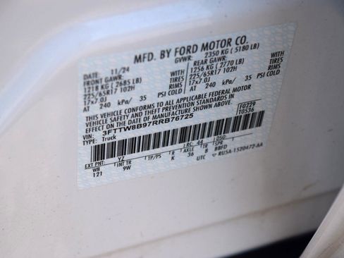 Used 2024 Ford Maverick XL w/ Equipment Group 100A Standard image 35