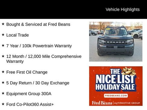 Used 2023 Ford Bronco Sport Outer Banks w/ Tech Package image 3