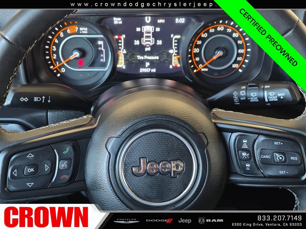 Certified 2025 Jeep Wrangler Unlimited Rubicon AWD/4WD image 30