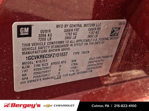 Used 2015 Chevrolet Silverado 1500 LT w/ All Star Edition image 29