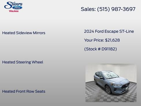 Used 2024 Ford Escape ST-Line AWD/4WD image 22