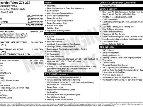 Used 2025 Chevrolet Tahoe Z71 w/ Comfort Package AWD/4WD image 5