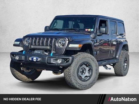 Used 2022 Jeep Wrangler Unlimited Rubicon 4xe w/ Steel Bumper Group AWD/4WD image 1