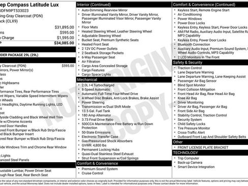 Used 2023 Jeep Compass Latitude AWD/4WD image 16