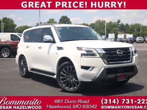 Used 2021 Nissan Armada Platinum w/ Captain's Chairs Package AWD/4WD image 1